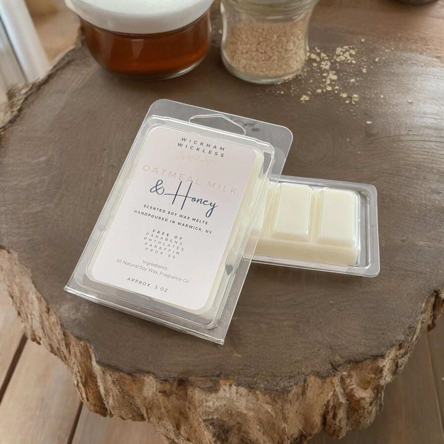 Handpoured Wax Melts: Oatmeal Milk & Honey