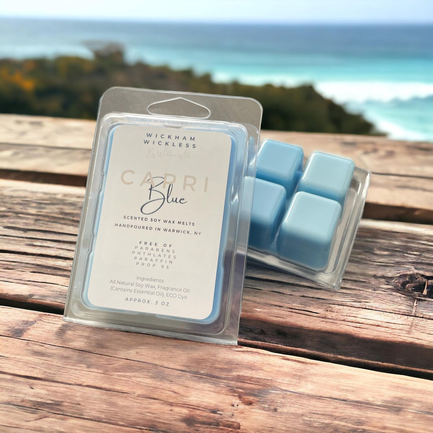 Handpoured Wax Melts: Capri Blue