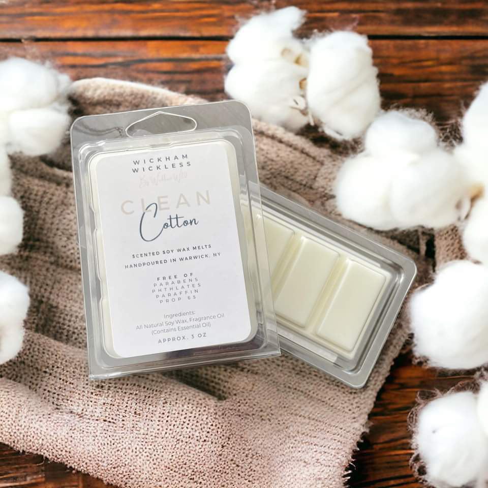 Handpoured Wax Melts: Clean Cotton