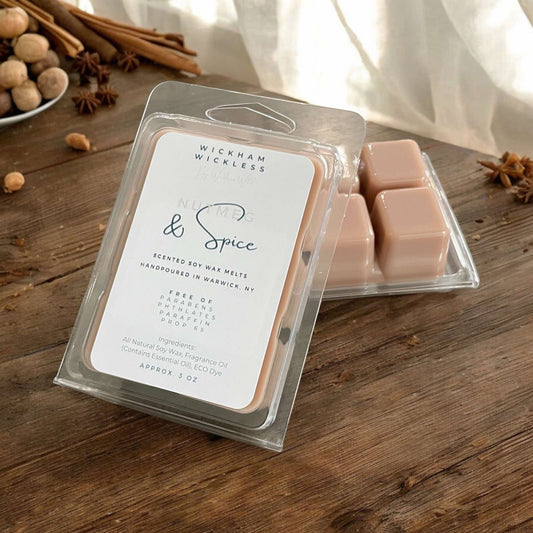 Handpoured Wax Melts: Nutmeg & Spice