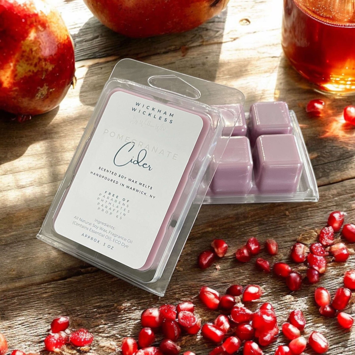 Handpoured Wax Melts: Pomegranate Cider