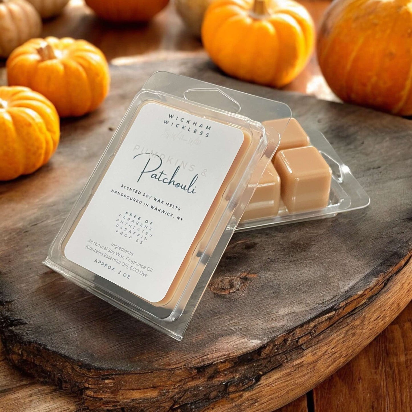 Handpoured Wax Melts: Pumpkins & Patchouli