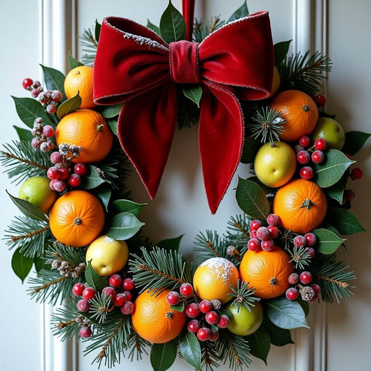 Handpoured Wax Melts: Winter Citrus Wreath